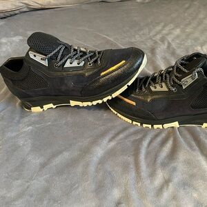 Lanvin Black and Orange Men's Sneakers